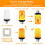 Flame Light Bulb E26 Flickering 4 Modes Upside-Down Effect 2