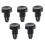 5 Pcs Billiard Cue Tip Stick Pool Cap Protector Parts 4