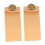 HEMOTON 2 PCS Drawers Cabinet Black Handles Single Hole Knobs 4