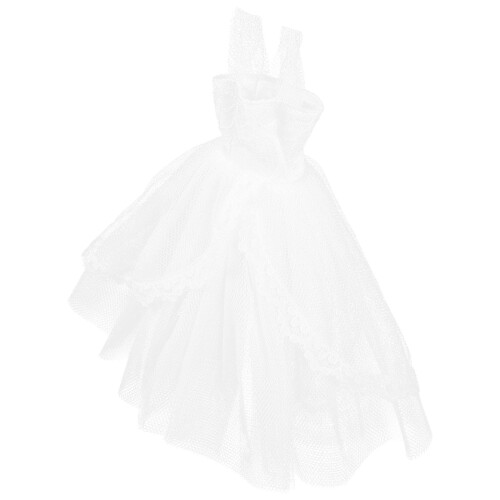 FRCOLOR Wedding Dress for Small Dolls 2