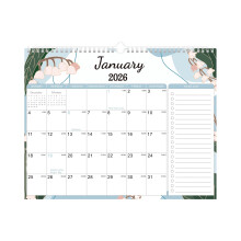 2026 Wall Calendar for Living Room & Home Office – Spiral-Bound, Large Monthly Grid, Clear Dates, Holidays & Anniversaries – Compatible with