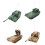2x1:72 Tankmodel Saml modellegetøj til børn Samlerobjekter 2