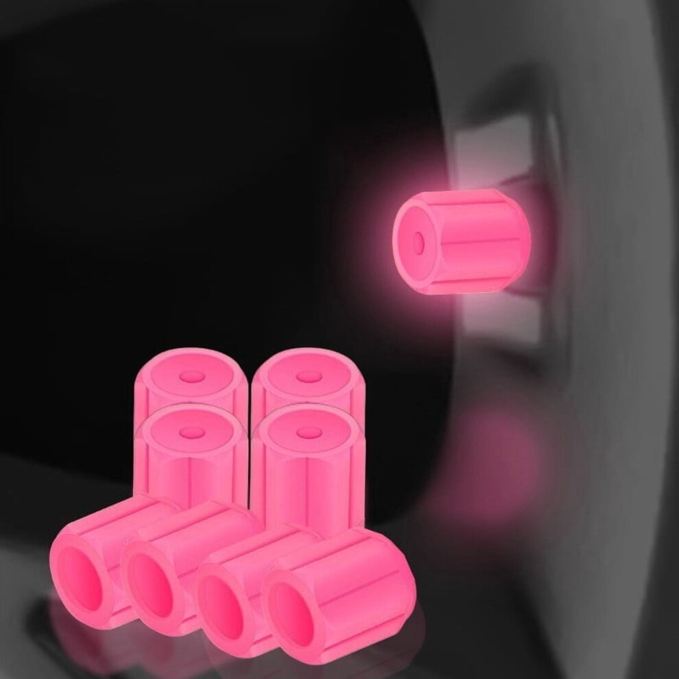 Leutsin Glow-In- Tire Valve Stem Caps 4Pcs Dark 9399596301754