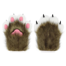 Paws Mittens For Cosplay Holiday Theme Fursuit Props Gloves Adults Teens