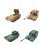2x1:72 Tankmodel Saml modellegetøj til børn Samlerobjekter 3