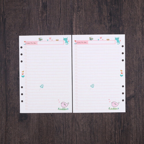 Loose Leaf Paper Refills White A5 2 Pack