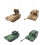 2x1:72 Tankmodel Saml modellegetøj til børn Samlerobjekter 5
