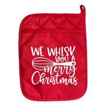 Christmas Heat Insulation Gloves & Baking Mats Set – Festive Kitchen Accessories, Holiday Gift Bags, Compatible with Home Baking