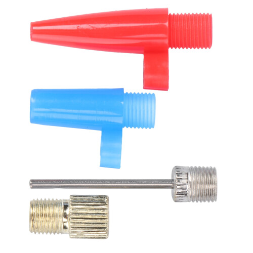 Pump Inflation Needle Kit Plastic Assorted Color Tires 2 Sets