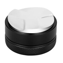 51 Elosztó, Eszpresszó Elosztó51mm, Eszpresszó Elosztó Eszköz51mm, Kávé Szintező Kézi Tamper Acél, Fekete Evező