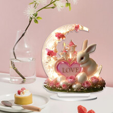 Spring Acrylic Valentine's Day Table Decor for Home, Bedroom, Living Room – Compatible with All Tabletops
