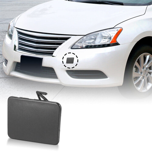 Front Bumper Tow Eye Hook Cover Cap for Nissan Sentra 1
