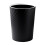 Small Trash Can, Plastic Wastebasket for Bathroom Kitchen Office, Round Compact Bin, Easy Cleanblack 1