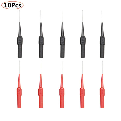 1mm Test Probe Needle Multimeter Stainless Puncture Back Probe Pin Multimeter Oscilloscope Test Pen 10pcs 2