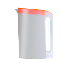 Plastic Pitcher,2 L Water Carafe with Lid, Iced Tea Pitcher, Jar Pitcher, Jug with Handle for Tea, Juices, Milk, Cold or Hot Beverages