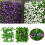 Faux Ivy Privacy Screen with Flowers 2 pcs 4