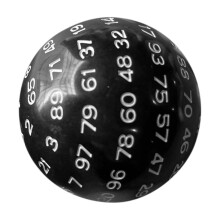 100-Sided Dice for D&D, Call of Cthulhu, Pathfinder – Acrylic Polyhedral RPG Dice Set, Compatible with Dragons & Collectors