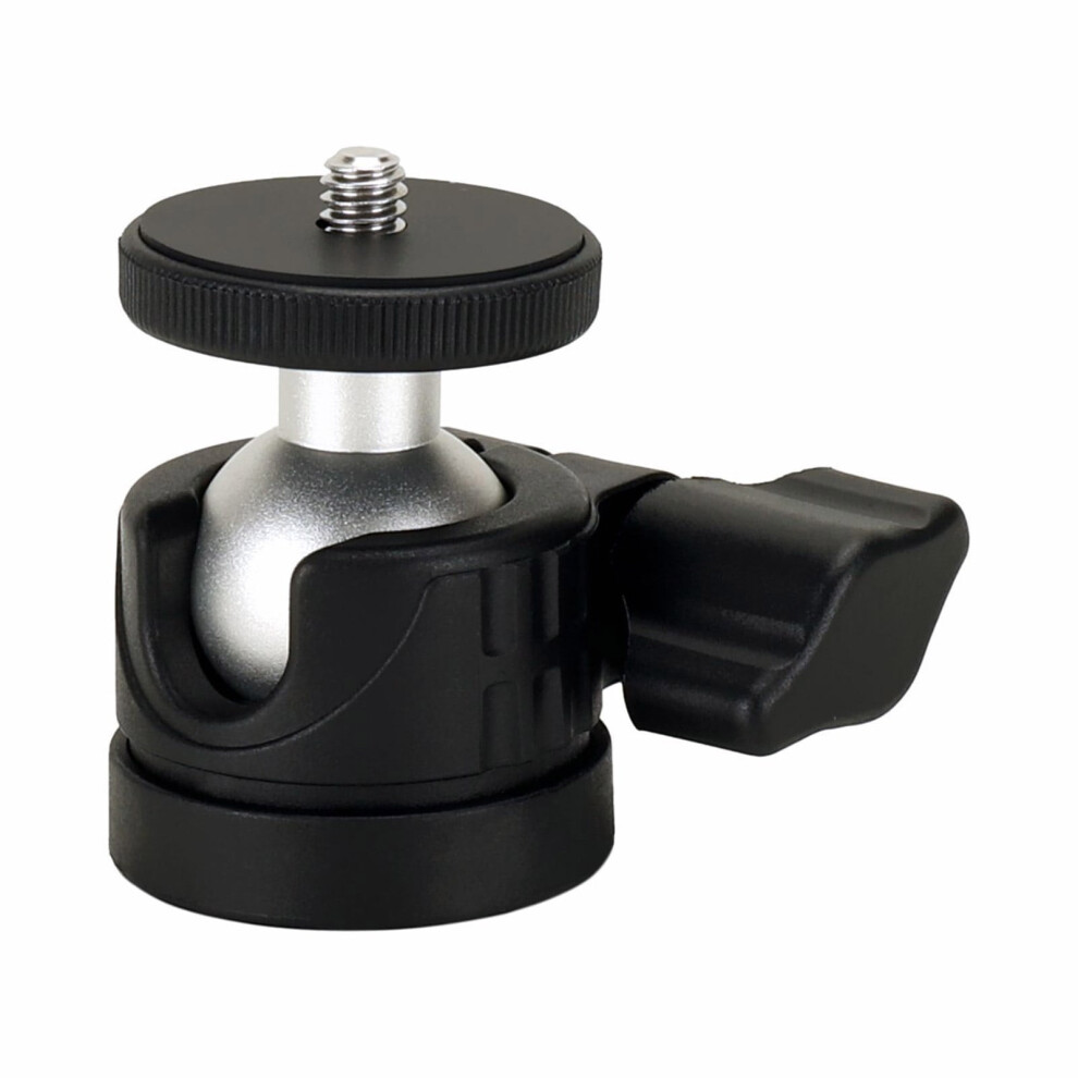 Professional Ballhead Tripod Attachment, 360Rotation, 1/4" Screw Hole, Nonslip Cushioning, For Dslr Cameras, 9426043754624