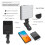Φως Selfie 60 LED με μπροστινό/πίσω κλιπ, 3 λειτουργίες, 5000mAh, συμβατό με iPhone, iPad, φορητό 6