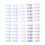 6-Hole Binding Spine Comb 12mm 80-Sheet 10PCS 1
