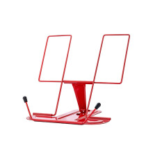 Metal Reading Stand, Foldable Portable Bookshelf, Adjustable Music Score Stand, Ideal for Reading, Writing, Online Classes