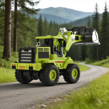 Alloy Engineering Toy Vehicle Set: Forklift, Dump Truck, Pullback Car & Mini Excavator – Compatible with STEM Learning