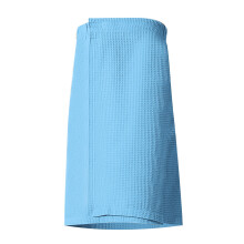 Women's Waffle Spa Body Wrap, Knee-Length, Quick-Dry, Adjustable Closure – Compatible with Shower & Bath