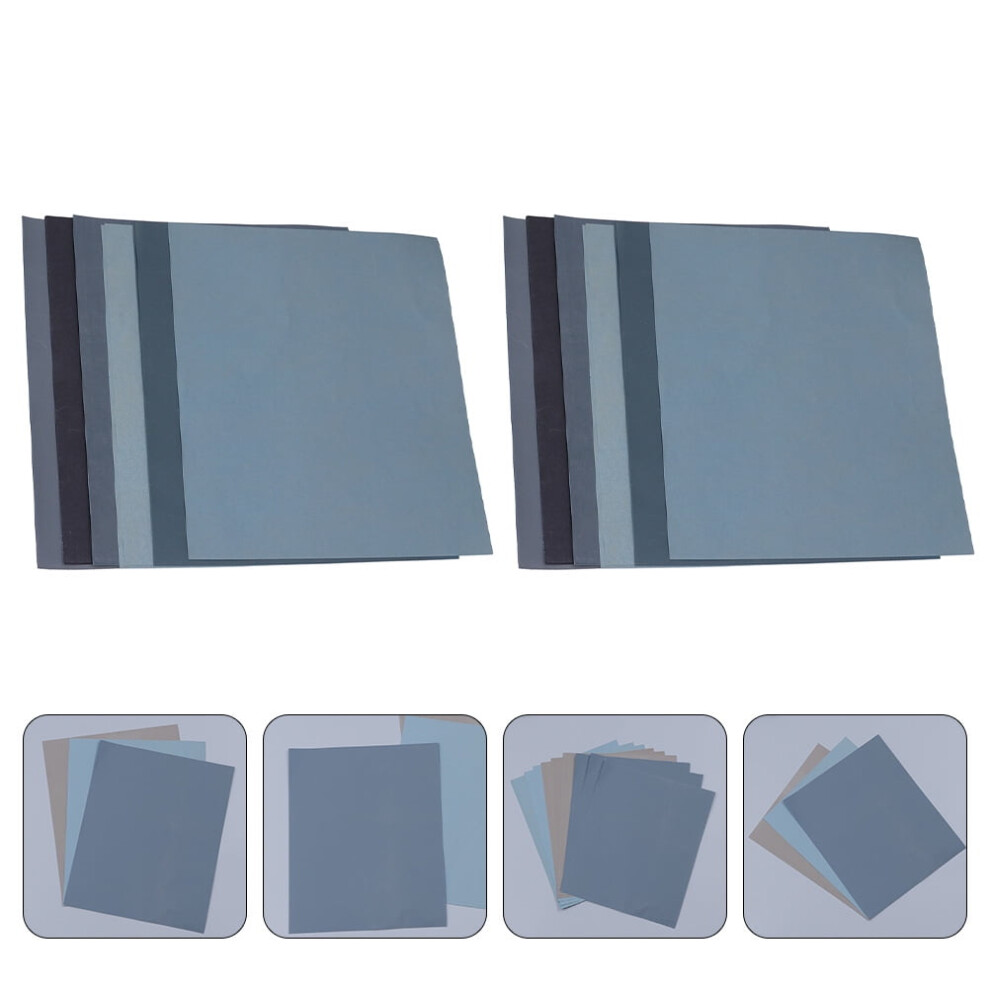 12Pcs Practical Polishing Sandpaper Multi-Purpose Grinding Sanding Paper Sheets 9097180868200