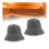 Grå ullbastuhattar 2-pack 28x18 cm 1