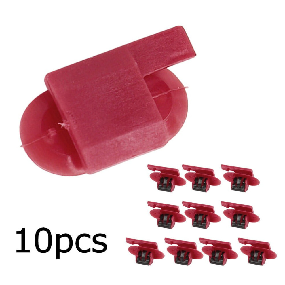 10Pcs Clips Retainer 11547026 Anti-Corrosion Bumper Fastener Fender For G M Plastic Red Rivet Tightly 100% Brand New 9401284786870