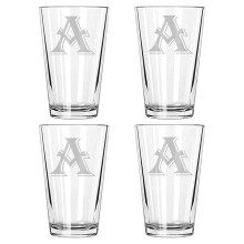 Beer Glass Set Clear 4 Pieces