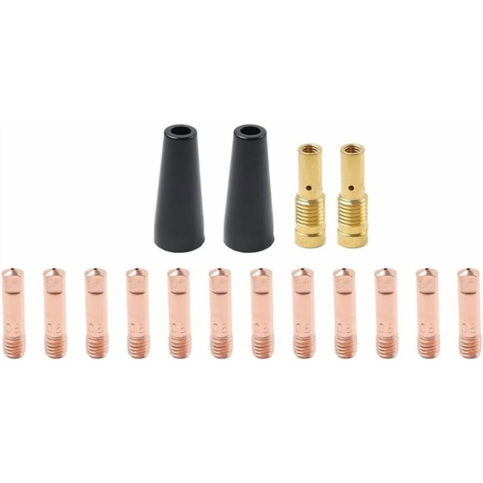 2Pcs Mig Welding Equipment Gasless Nozzle Contact Tips Kit 1.8Mm For Mb 14Ak Gasless Torch 9405492454743