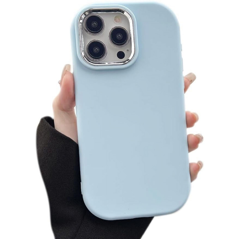 Cute Smooth Silicone Iphone 14 Case With Electroplated Lens Protection & Shockproof Design (Blue) Â Compatible With Iphone 14 Blue 9180333276752