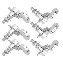 6 Stück Gitarrenkopf Schraub-Set Silber - Metall Tuner Kit