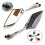Motorcycle Rearview Mirror 8mm 10mm Red 5