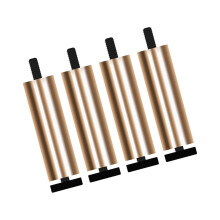 4Pcs Sofa Feet Furniture Legs Modern Style Replacement Couch Legs Adjustable Height Support Leg for Furniture for Shelves Desks Night Stand gold 18cm