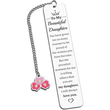 Easter Basket Gifts for Daughter – Cute Bookmarks for Women, Reading Lovers & Birthday (16th/18th/21st) – Compatible with All Books