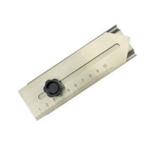 Stainless Steel Arrowhead Marking Ruler – Engraved, Wear-Resistant, Precise for Woodworking