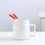 Fondue Pot Set Chocolate Cheese Candy Ceramic Mugs with 6