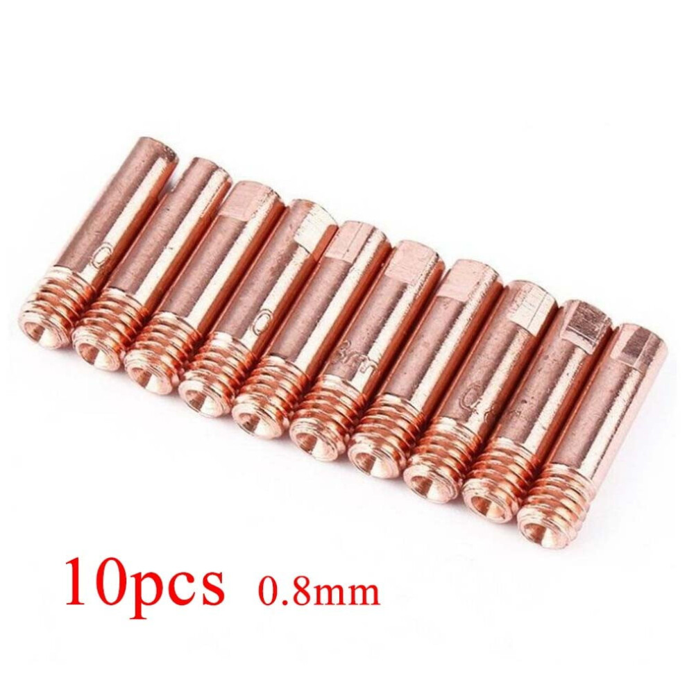 Welding Contact Tips Contact Tip 10Pcs Consumables Mb15ak Mig Welder Torch 0.6 - 1.2Mm For Binzel Style Torches 9097180871224