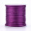 Nylon Rattail Satengsnor 2mm – 23m Rull Lilla 1