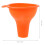 Supvox Silicone Funnel Kitchen Pet Care Orange 1 Set 2
