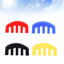 Violin Ultra Practice Mute 4Pcs Rubber Claw Shape Fits Violin in 1.9x0.9x0.2in