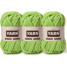 Plush Chenille Chunky Crochet Yarn - Baby Yarn for Crocheting Soft - Velvet Yarns Knitting for Blankets Crafts - Fluffy Amigurumi Yarns 50g / 65.6yd