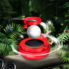 Premium Solar Powered Car Air Freshener with Odor Removal and Long-Lasting Scent for Automotive Interior High-End Design Auto Perfume