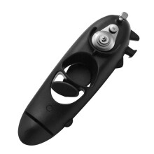 8‑In‑1 Handheld Can & Bottle Opener – Smooth Rotating Cut, Ergonomic Rubber Handle, Stainless Steel, Multi‑Use Kitchen Tool