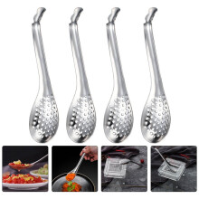 5Pcs Metal Cooking Spoon Food-grade Stainless Steel Strainer Spoons For Cooking