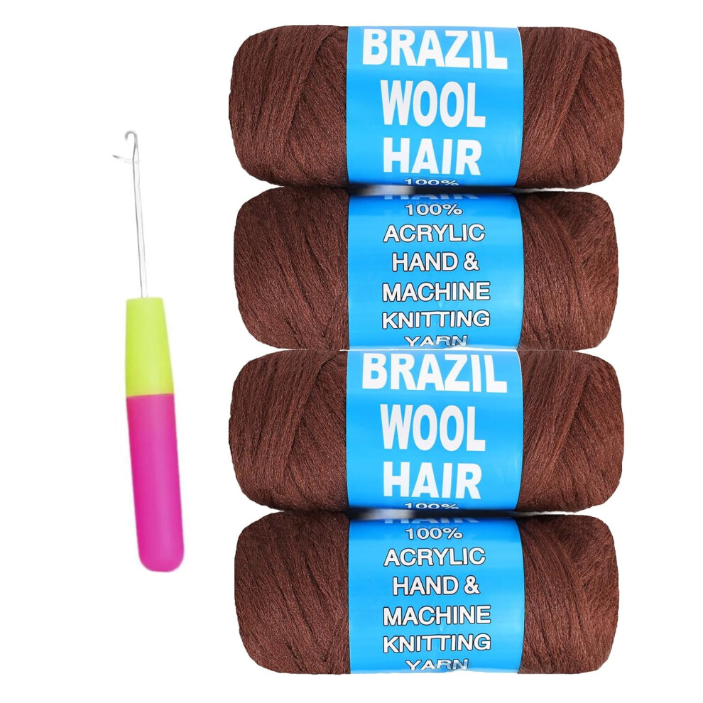 Acrylic Yarn for Crochet Hair African Braids Sengalese Twisting Jumbo Braids Knitting Hair Braids Soft Faux Locs Synthetic Hair Extension