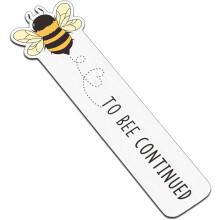 Bee Bookmark for Women - Booktok Accessories, Bookish Items, Book Lover Gifts - 'To Bee Continued' Christmas Stocking Stuffers for Teens Girls