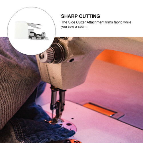 Side Cutter Attachment for Sewing Machine in Multi Color Plastic Material Fits All Low Shank 1